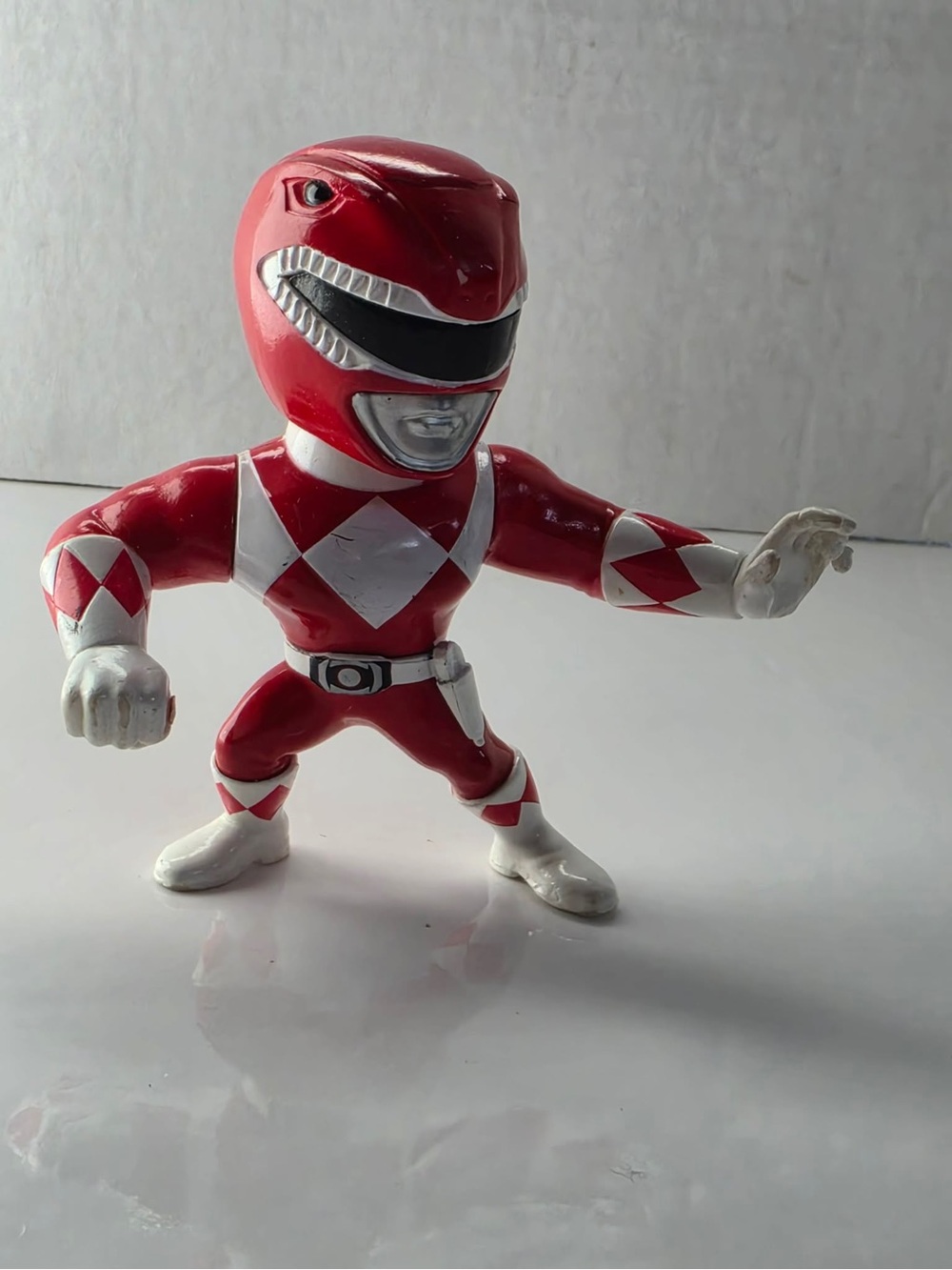 Red Power Ranger (4 inch) M400 METALS Die Cast Collectible Jada Toys no sword
